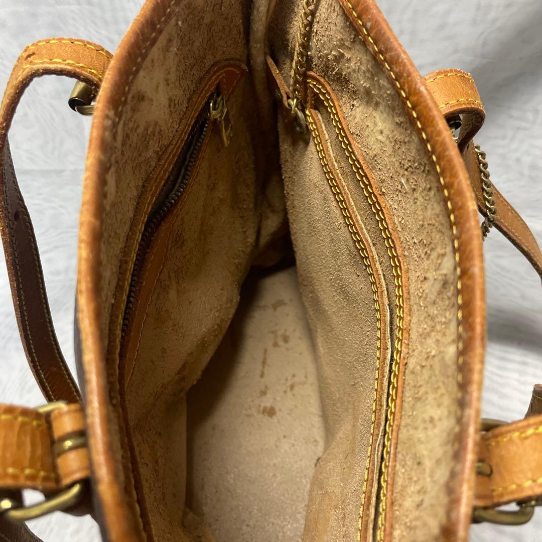 ルイヴィトン　モノグラム　バケツ型　トートバッグ