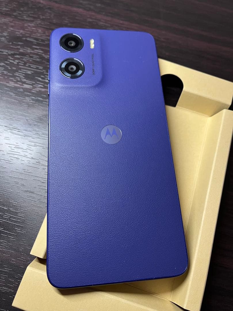 【極美品】motorola moto g 05 ブルー　SIMフリー