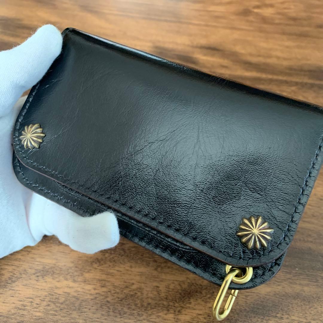 トラッカーウォレット　馬革　CA008 ミドル