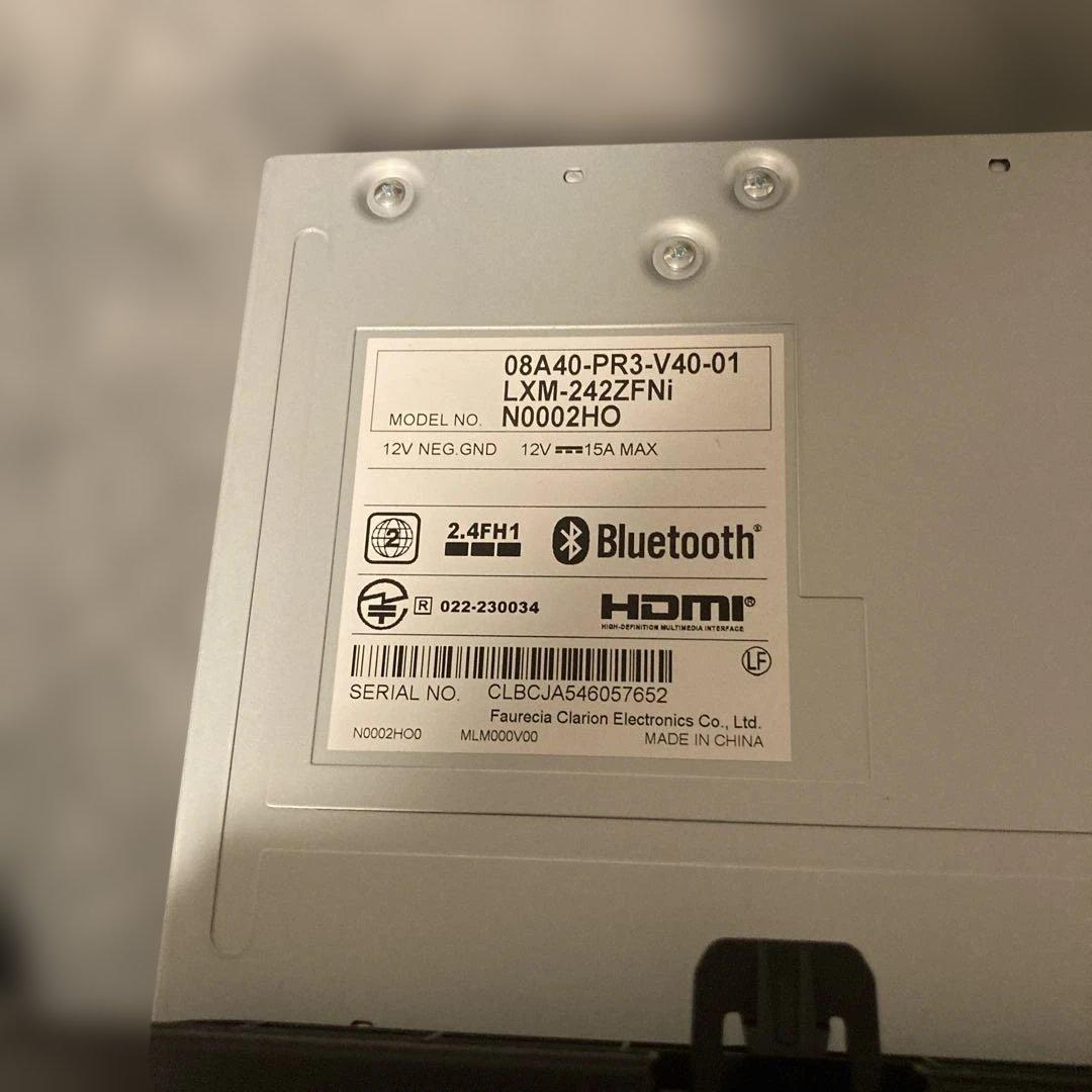 ホンダ純正カーナビ LXM-242ZFNi