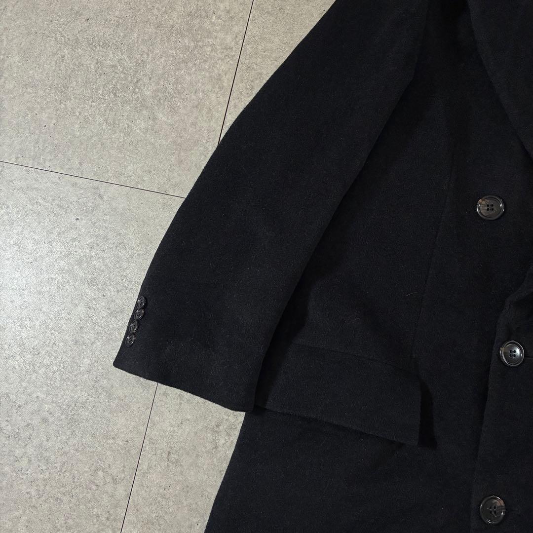 90s CHAPS Ralph laurenウールカシミアチェスターコート黒