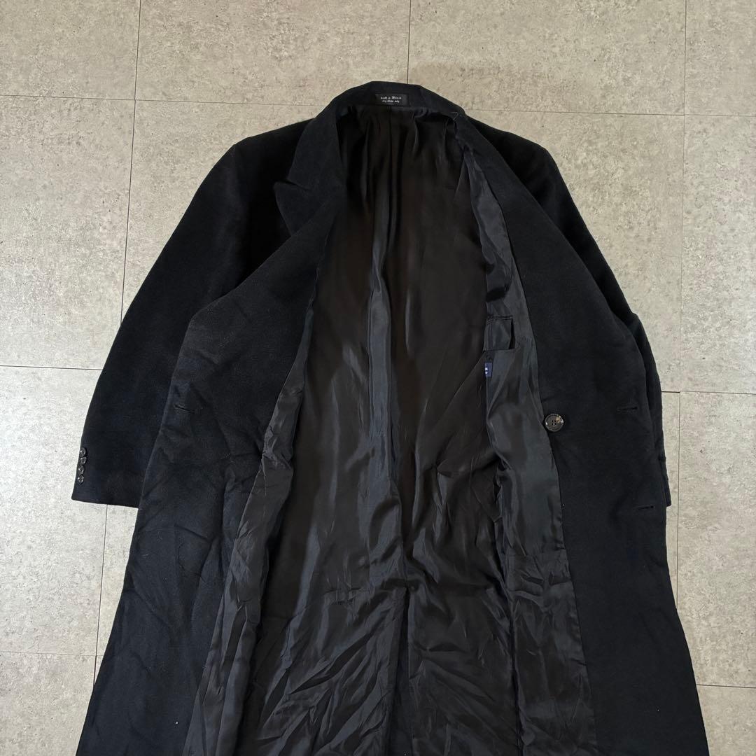 90s CHAPS Ralph laurenウールカシミアチェスターコート黒