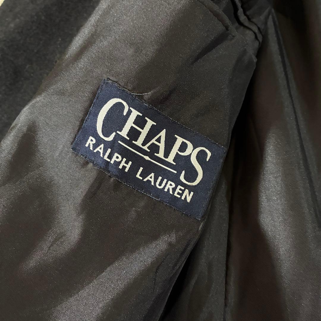 90s CHAPS Ralph laurenウールカシミアチェスターコート黒