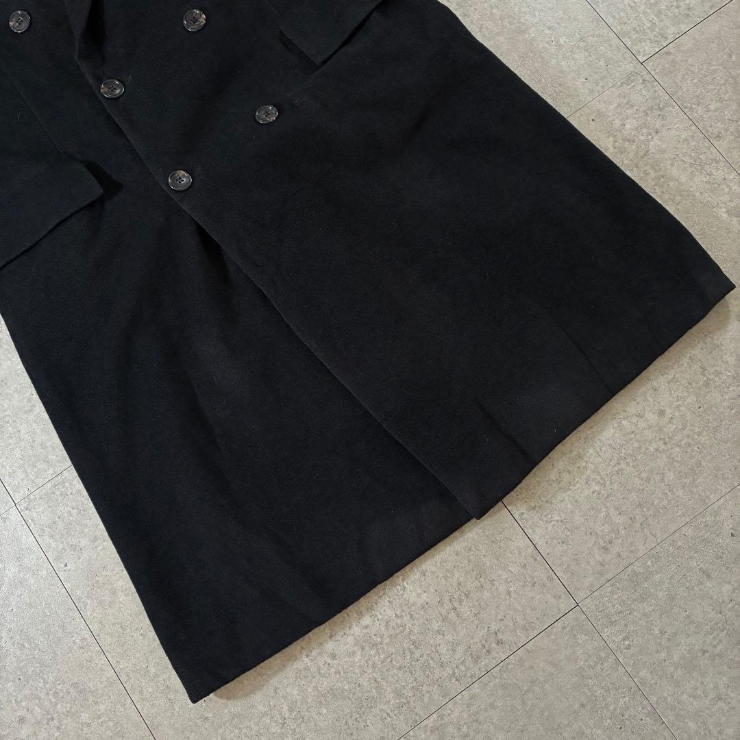 90s CHAPS Ralph laurenウールカシミアチェスターコート黒