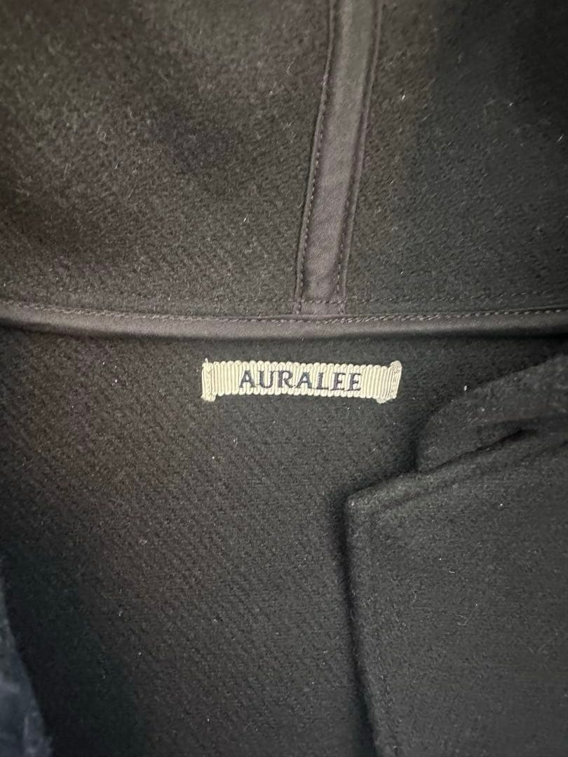 ジャケット・アウター AURALEE HEAVY MELTON HOODED COAT size4