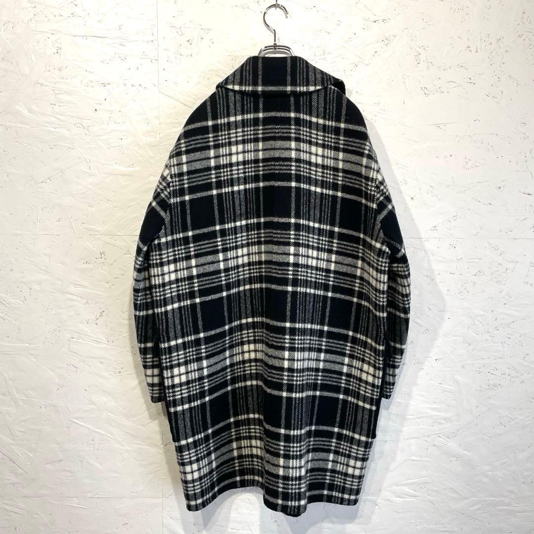 日本製【UNITED ARROWS】ウールナイロン2ポケットハーフコート　38