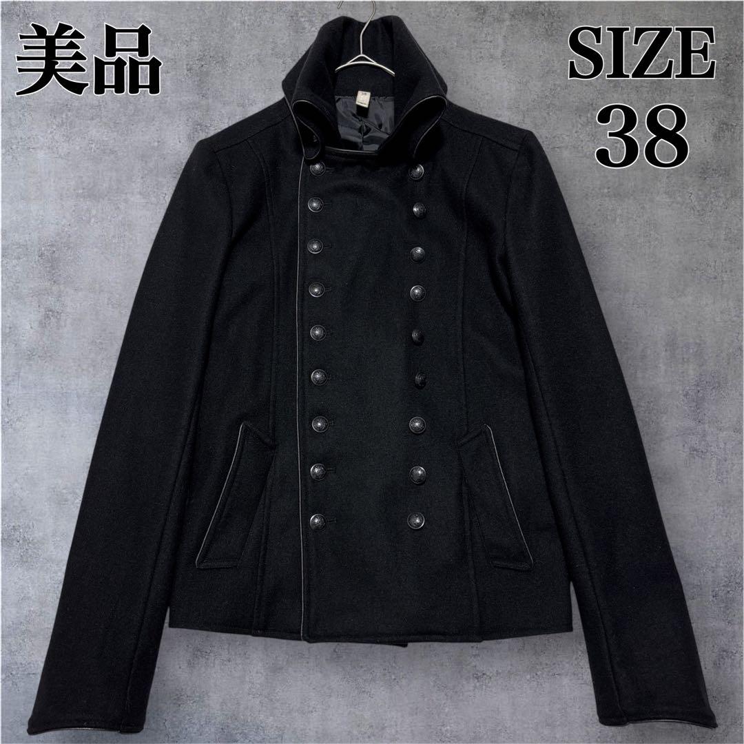 美品✨ 00s y2k archive ナポレオンジャケット 黒ウール お兄 M