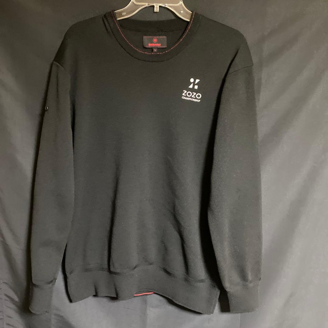 ZOZO　CHAMPIONSHIP×BRIEFING　WRクルーネックニット