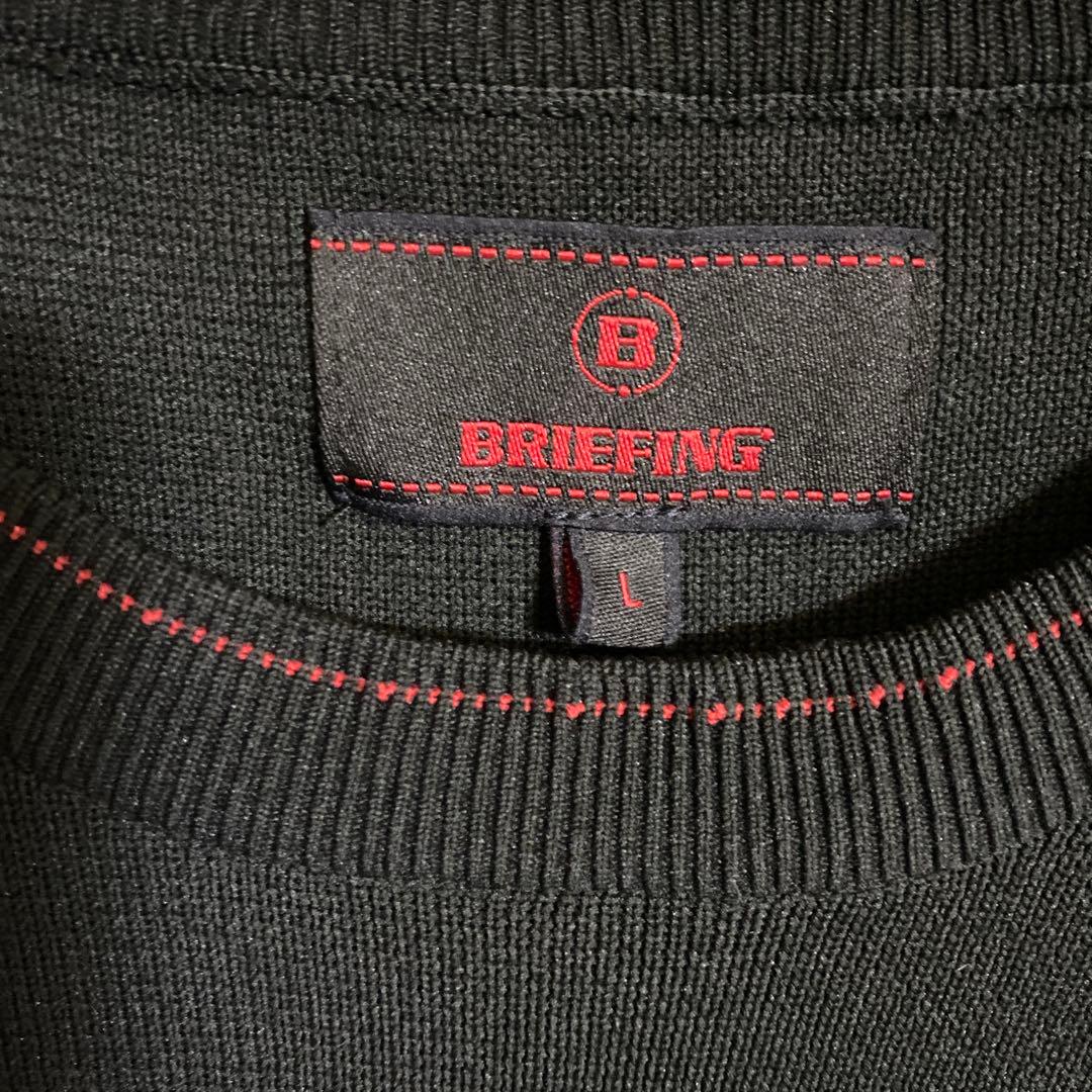 ZOZO　CHAMPIONSHIP×BRIEFING　WRクルーネックニット