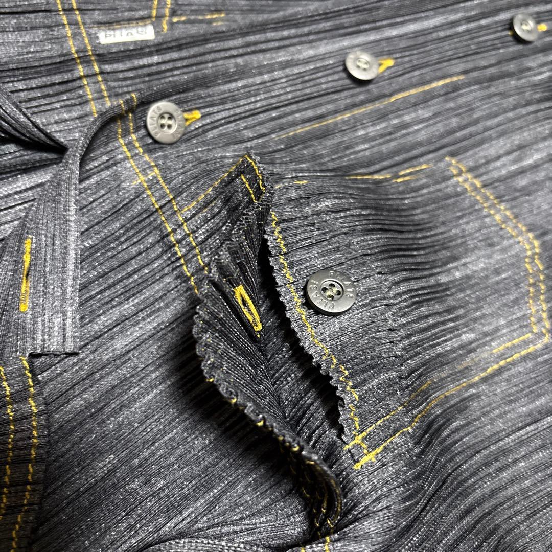 PLEATS PLEASE デニムスタイルジャケット サイズ3