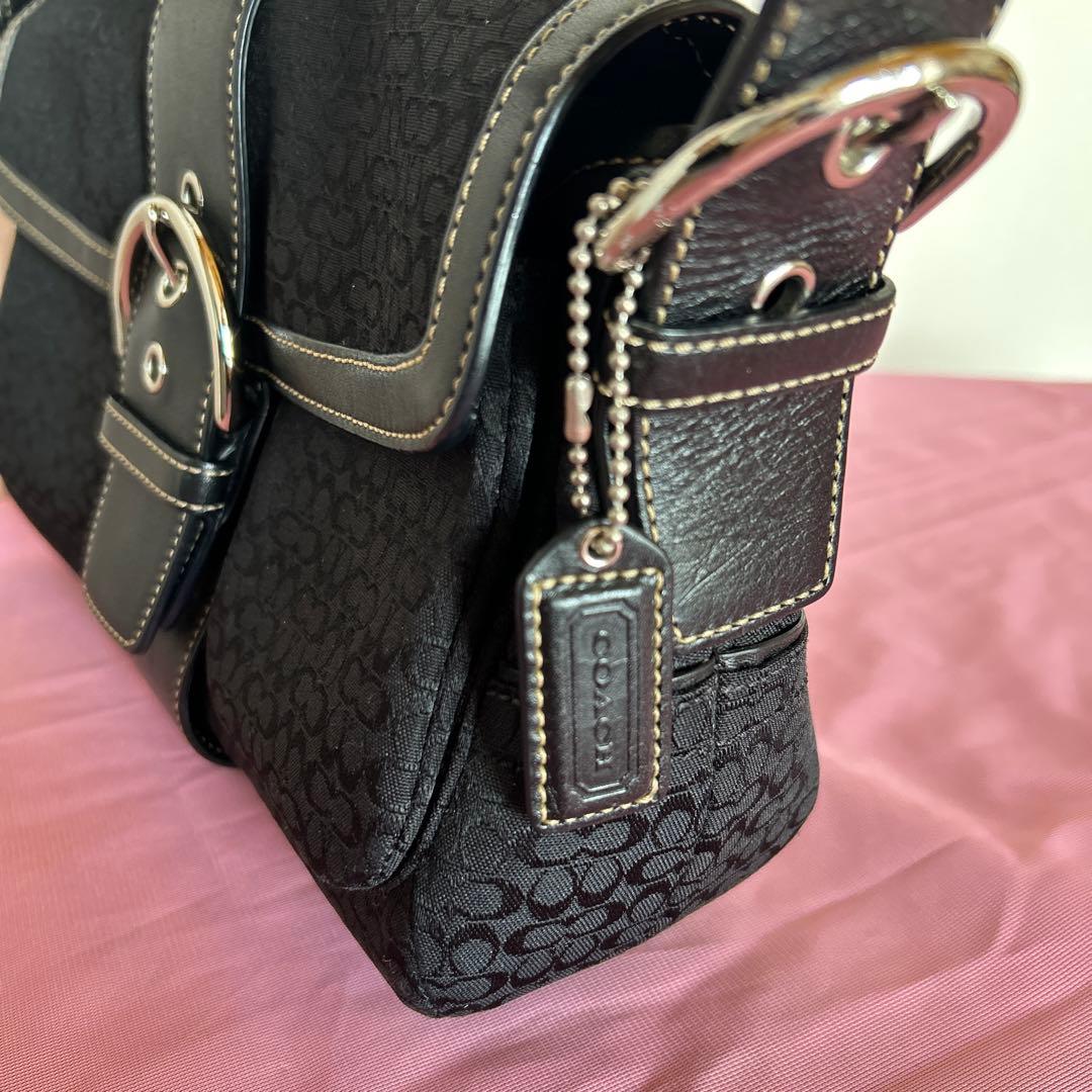 COACH コーチ　ショルダーバック　ブラック　肩掛け