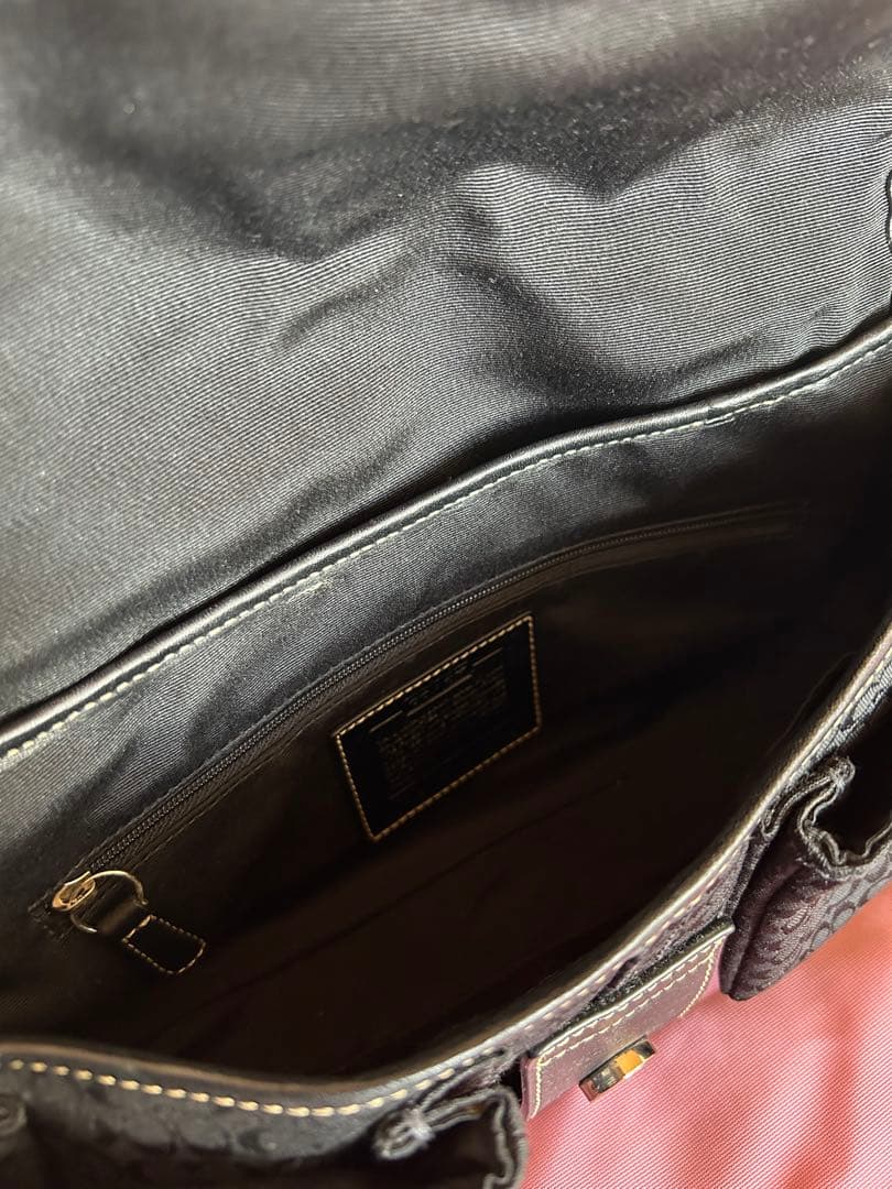 COACH コーチ　ショルダーバック　ブラック　肩掛け