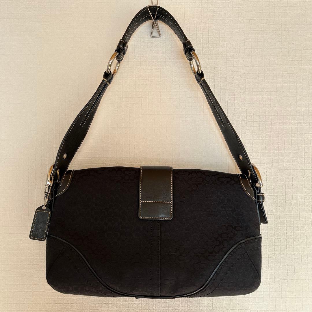 COACH コーチ　ショルダーバック　ブラック　肩掛け