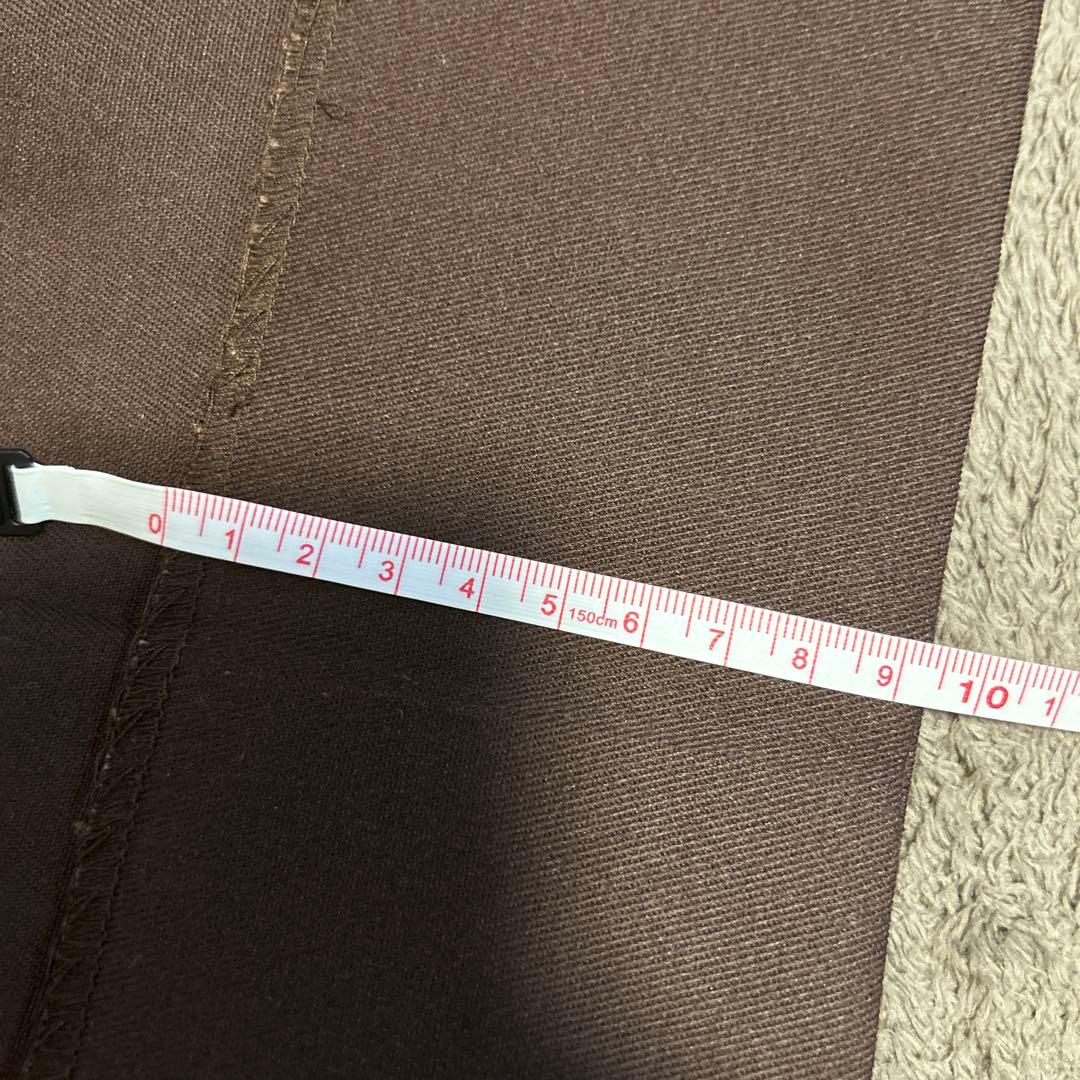 USA製 Dickies 874 ブラウン/ TALON ジップ　裾上げ