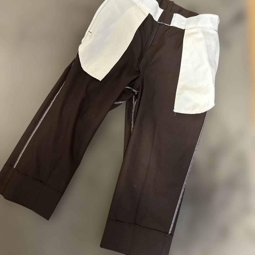 USA製 Dickies 874 ブラウン/ TALON ジップ　裾上げ