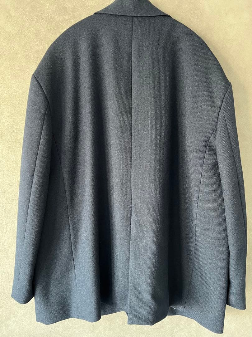 【美品】Noble ネイビー テーラードジャケット オーバーサイズ