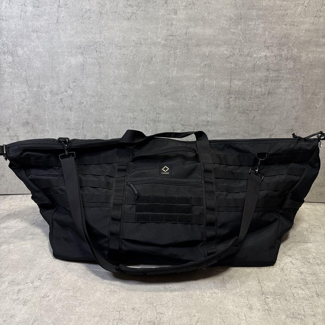 【美品】ヘリノックス フィールドダッフル 60 黒 2WAY ボストンバッグ
