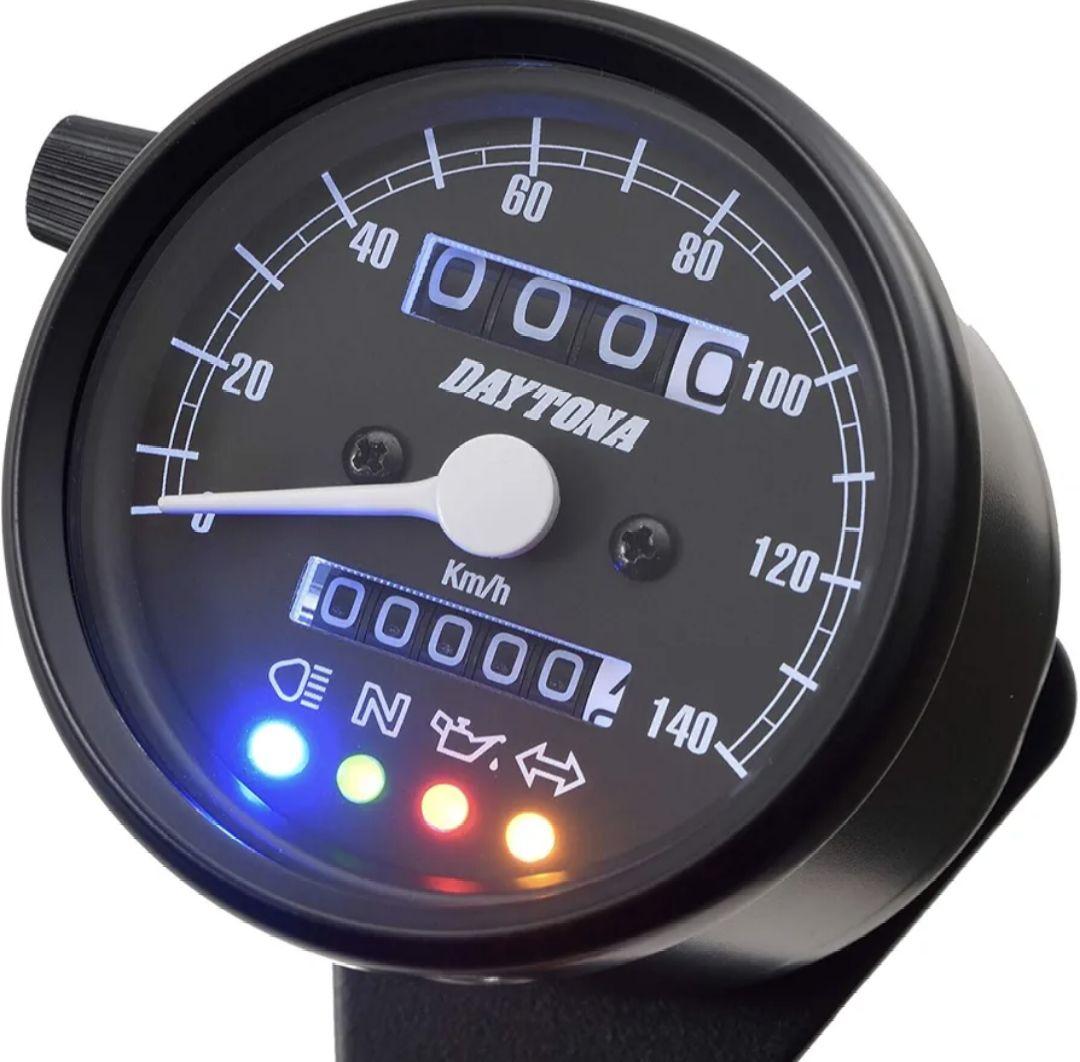 【新品未使用】DAYTONA デジタルスピードメーター 140km/h
