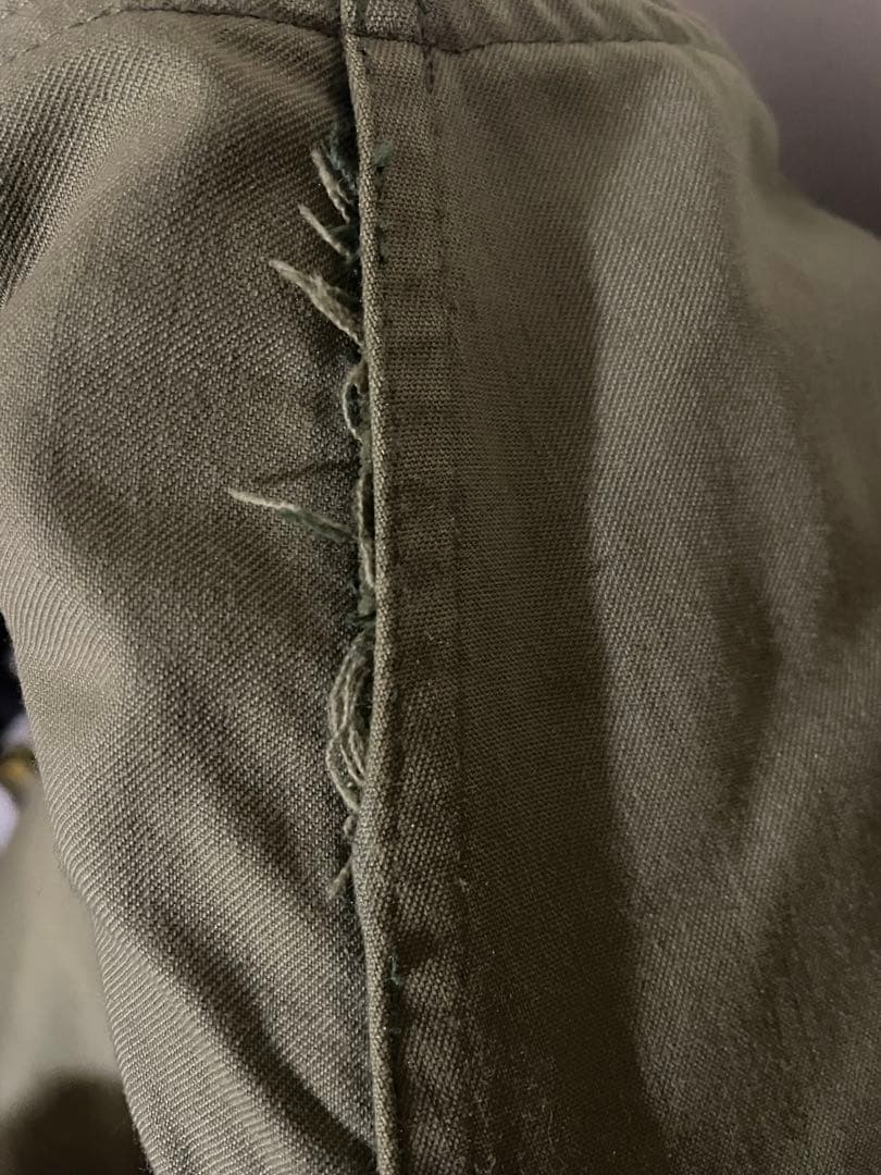 米軍実物 80's U.S. NAVY A-2 デッキジャケット L オリジナル