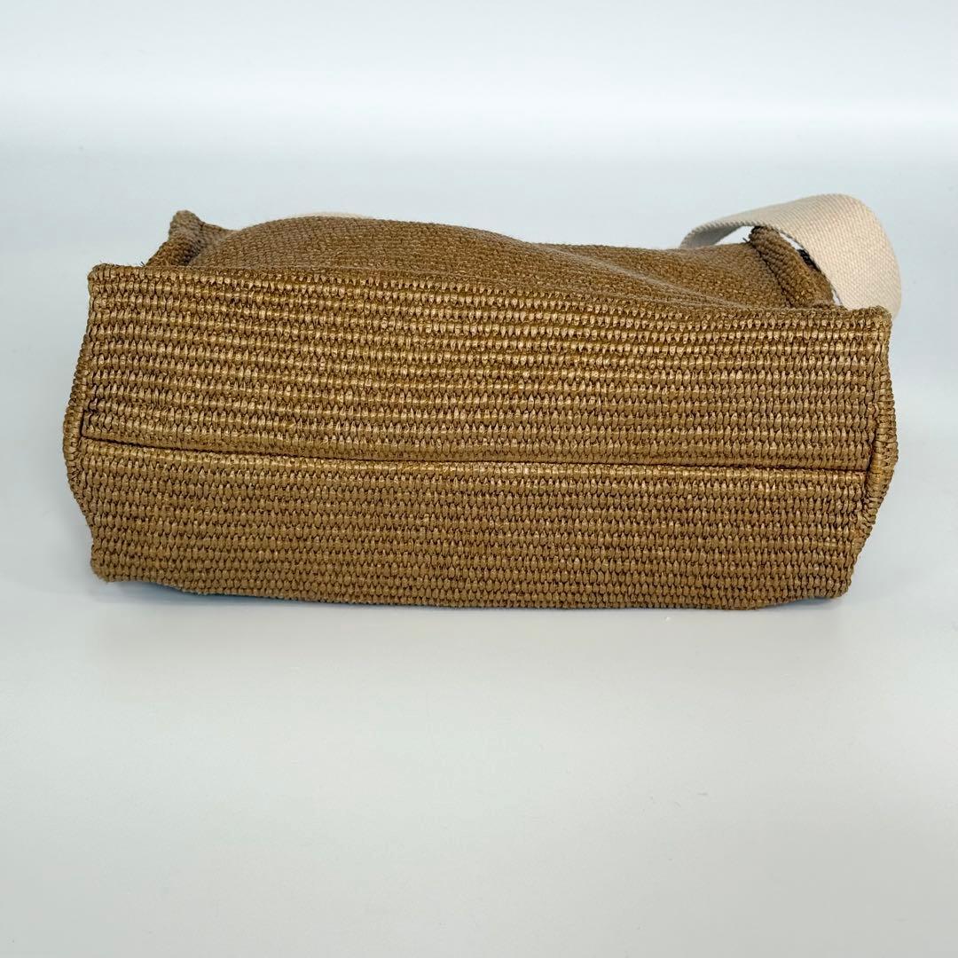 人気　MARNI マルニ　ラフィア　エフェクト　スモール　トートバッグ　ストロー