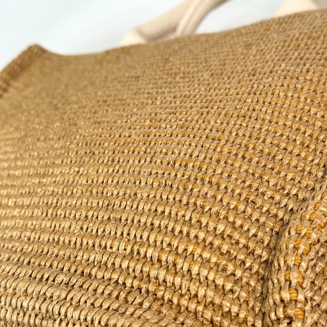 人気　MARNI マルニ　ラフィア　エフェクト　スモール　トートバッグ　ストロー