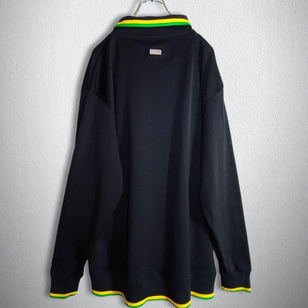 古着　トラックジャケット　NESTA　ネスタ　襟付き　刺繍　ビッグシルエット