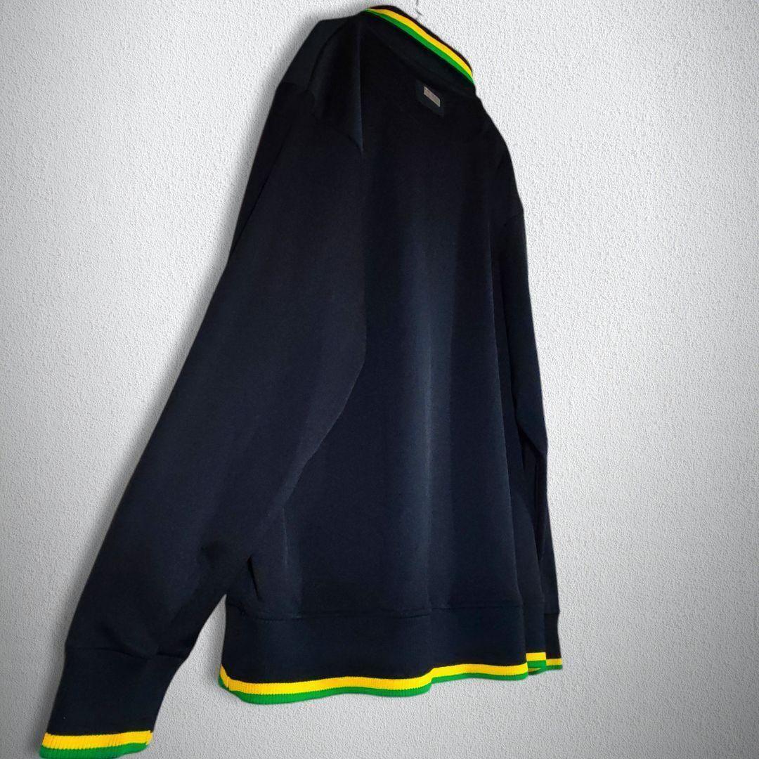 古着　トラックジャケット　NESTA　ネスタ　襟付き　刺繍　ビッグシルエット