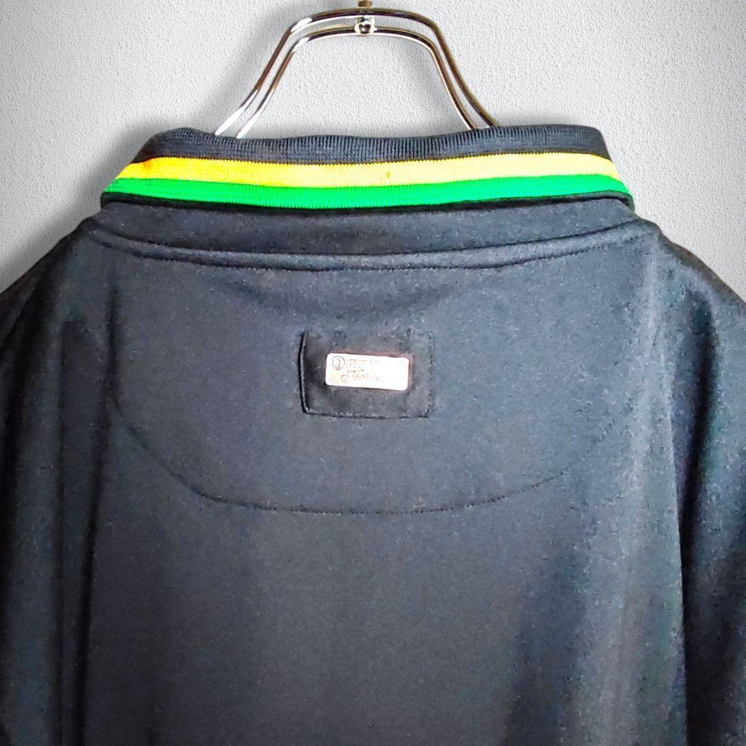 古着　トラックジャケット　NESTA　ネスタ　襟付き　刺繍　ビッグシルエット