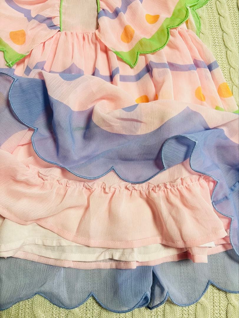 新品　ステラマッカートニーキッズ バタフライワンピース　5Y /定価4万円以上