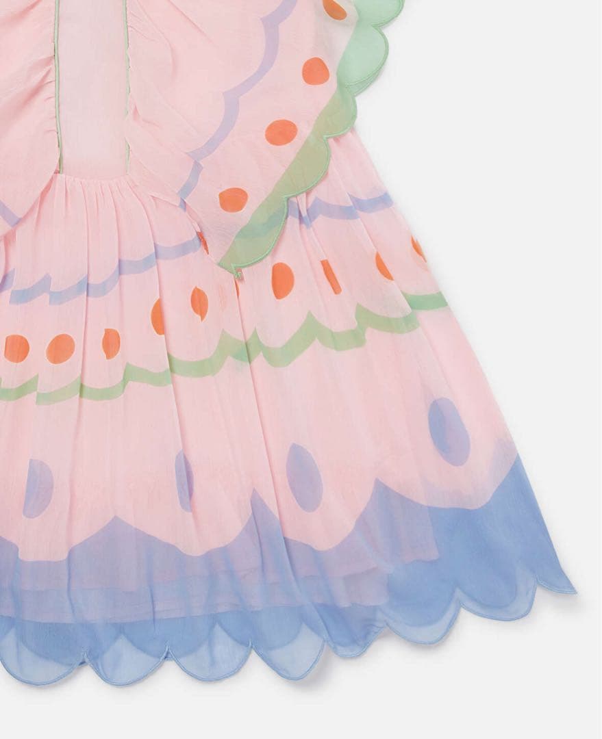 新品　ステラマッカートニーキッズ バタフライワンピース　5Y /定価4万円以上