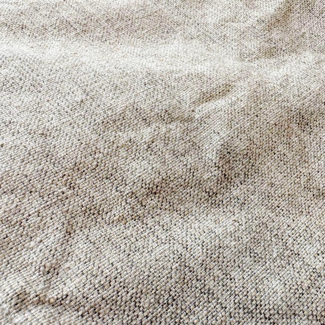 45R【コットン100%•ツイード×花柄】ダブルブレスト＆ノーカラー•ジャケット