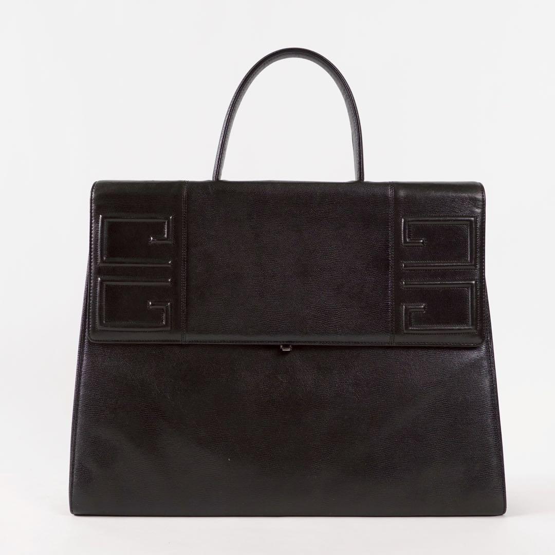 【美品✨】ジバンシー ビジネスバッグ トートバッグ A4収納可 ブラック レザー