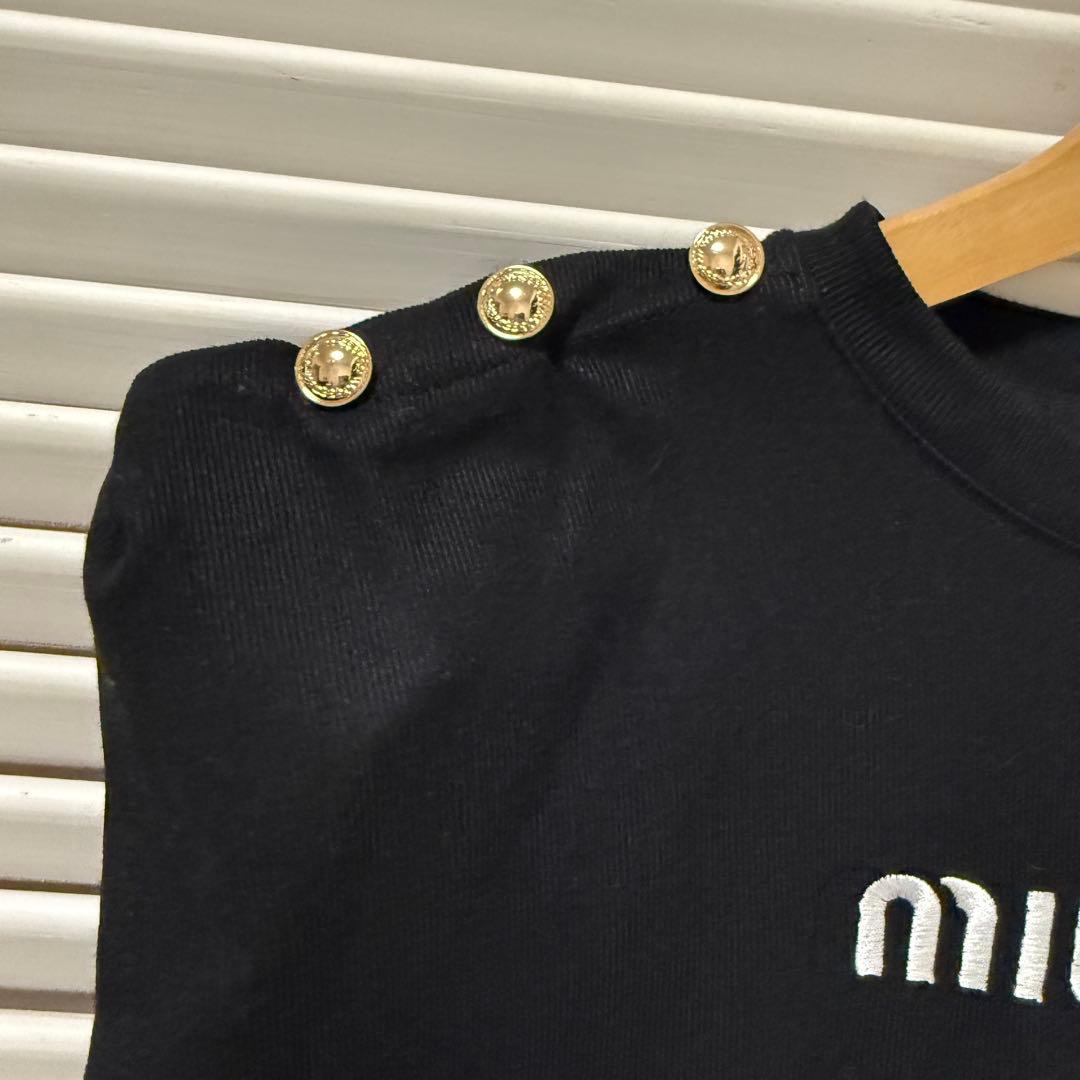 MIU MIU ショートワンピース ブラック