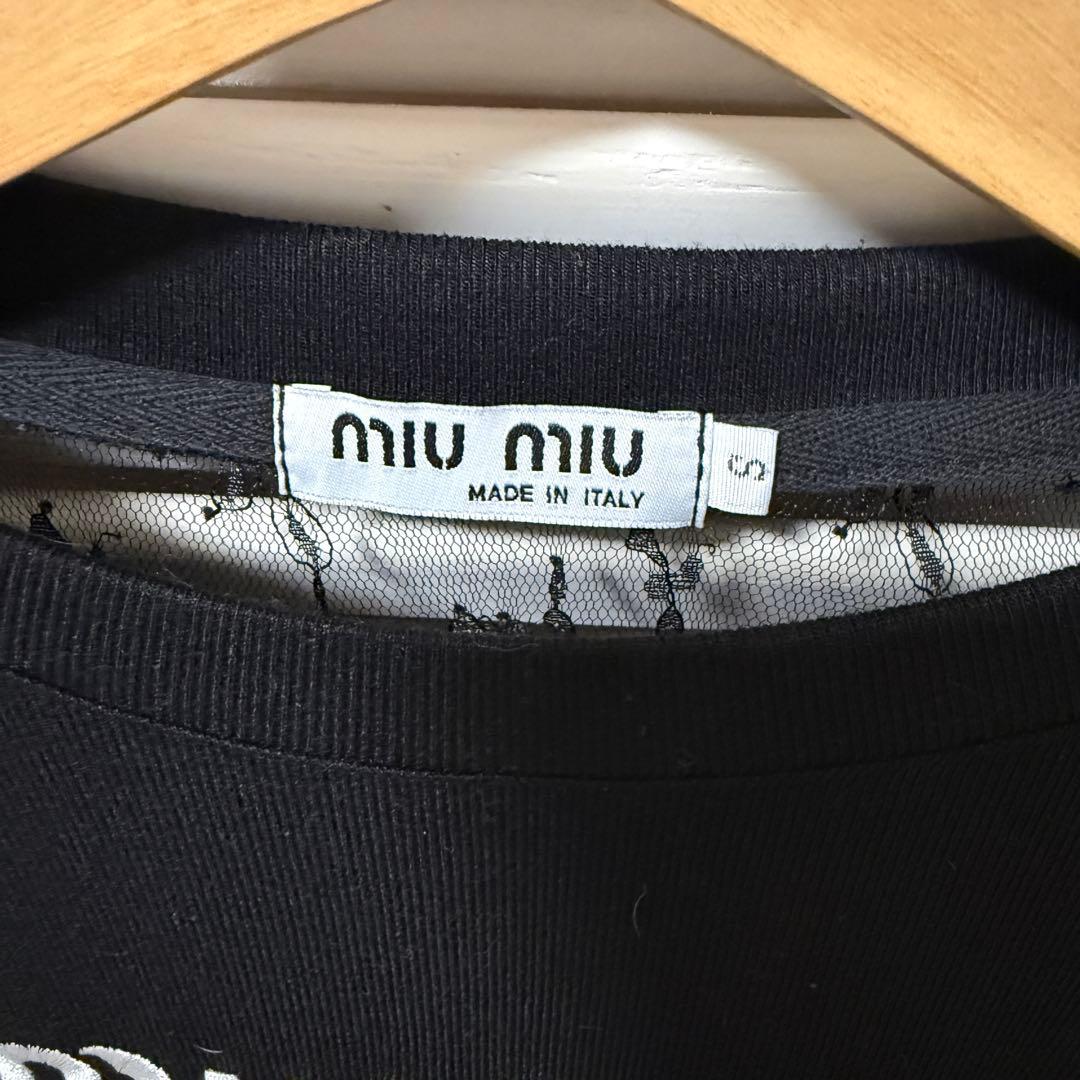 MIU MIU ショートワンピース ブラック