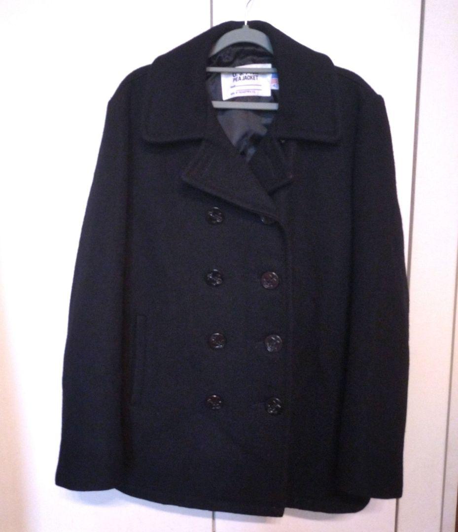 Schott U.S. 740N Pea Jacket サイズ40 黒