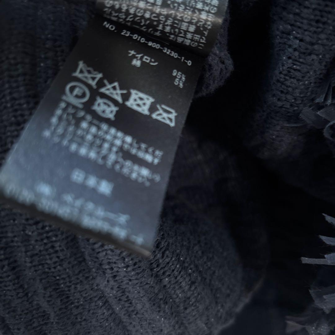 2023 IENA イエナ ツイードニットジャケット　ネイビー