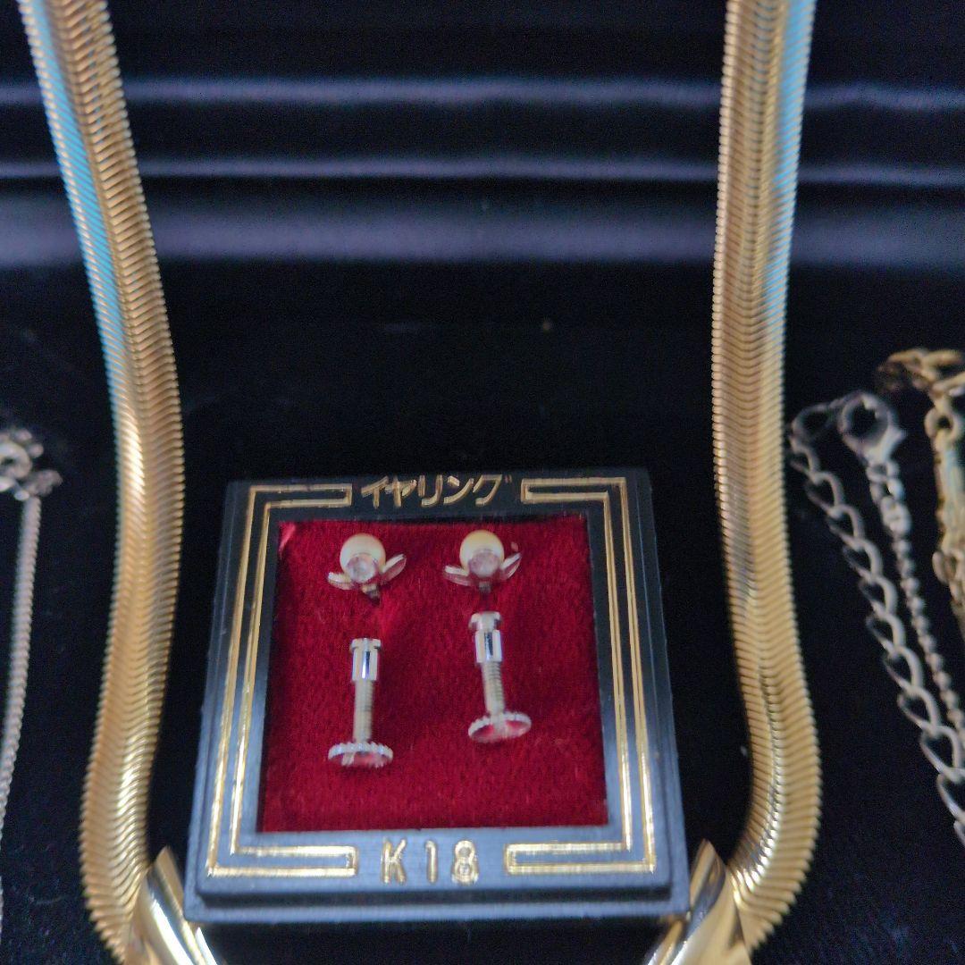 ヴィンテージ　ゴールド ネックレス イヤリング　等　おまとめセット