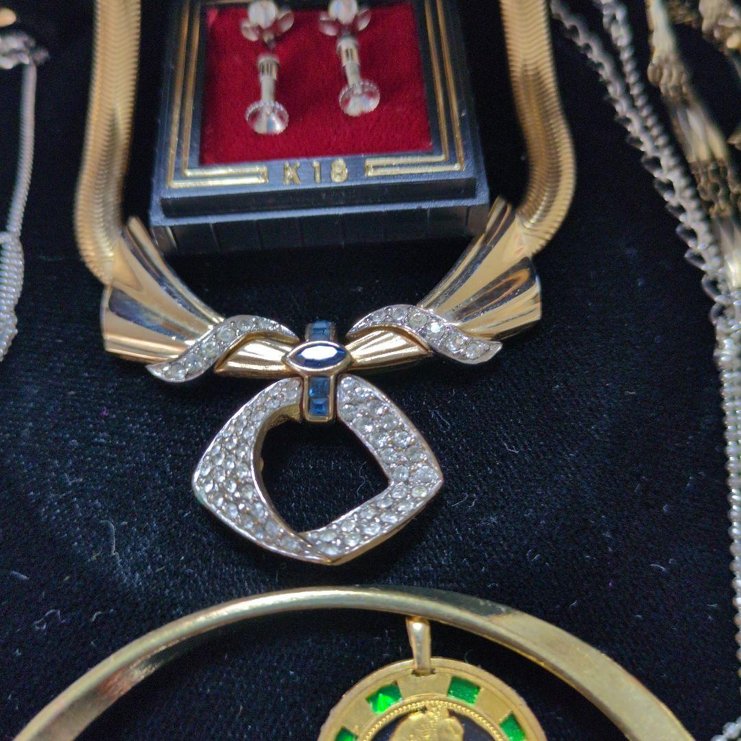 ヴィンテージ　ゴールド ネックレス イヤリング　等　おまとめセット