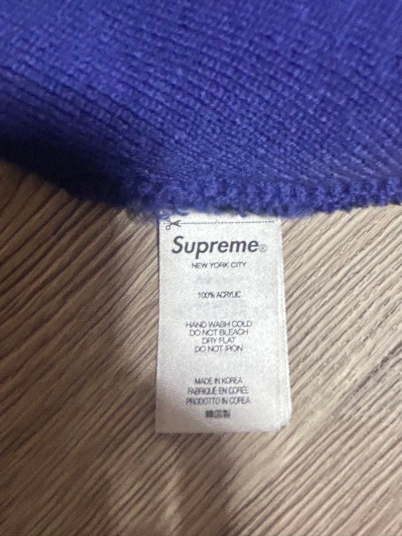 Supreme 紫色 ビーニー FUCK MONEY punkandyo fti