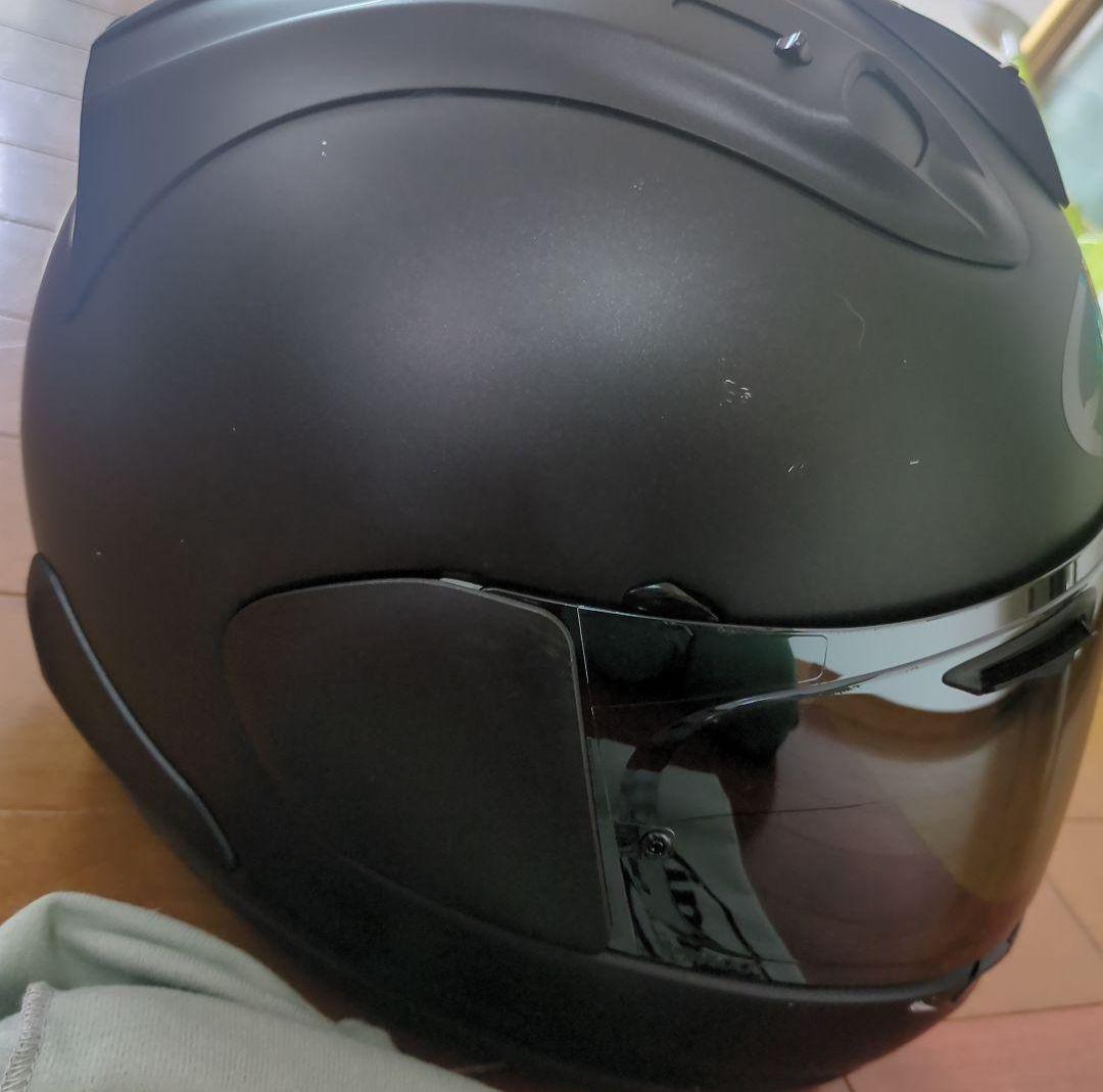 Arai RX-7 フルフェイス M マットブラック 純正、ミラーシールド付