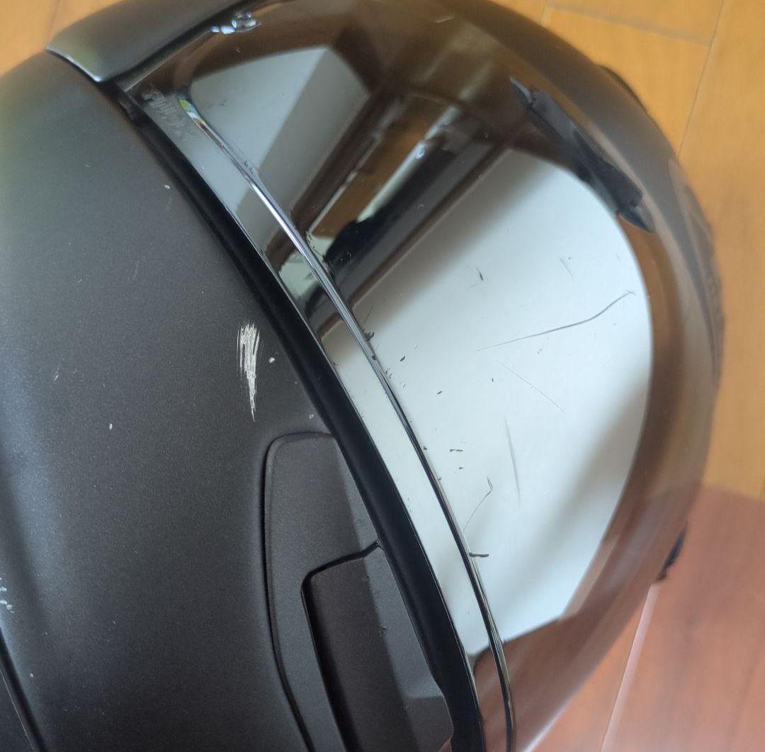 Arai RX-7 フルフェイス M マットブラック 純正、ミラーシールド付