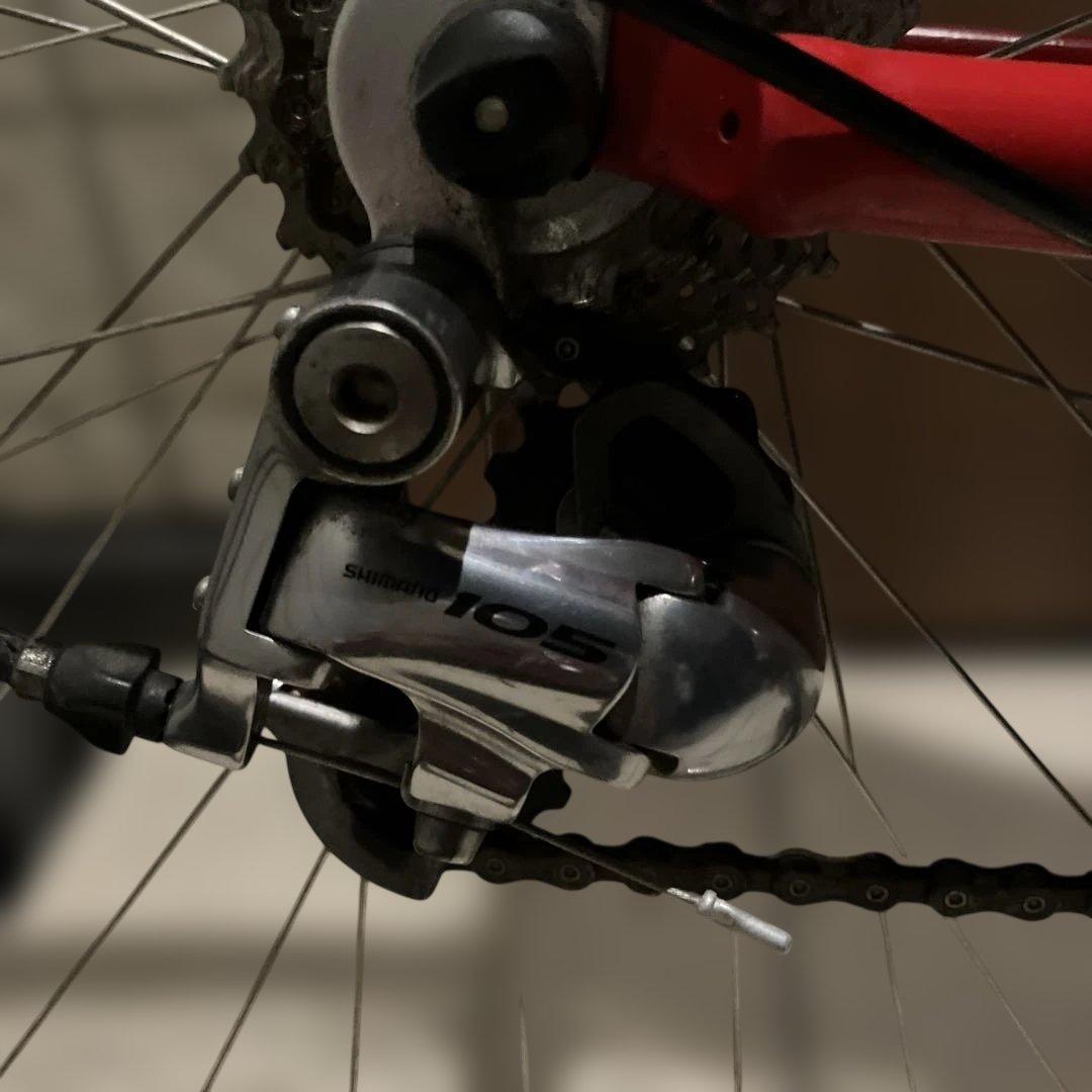 ロードバイクcorratec現状品、used品、長期自宅保管品タイヤ交換必要です