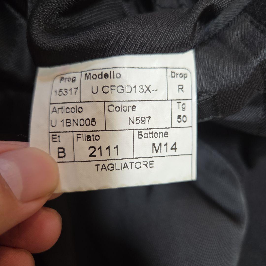 極美品 カシミア混 サイズ50 XL相当 黒 タリアトーレ チェスターコート