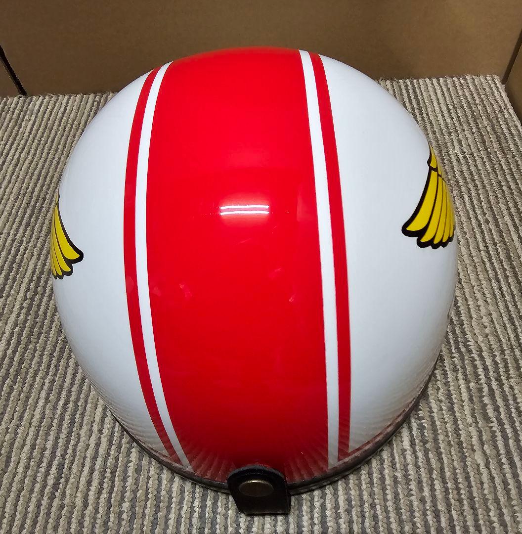 み*ち様 コルク半　ホンダ　HONDA 　赤白　ヘルメット　半キャップ