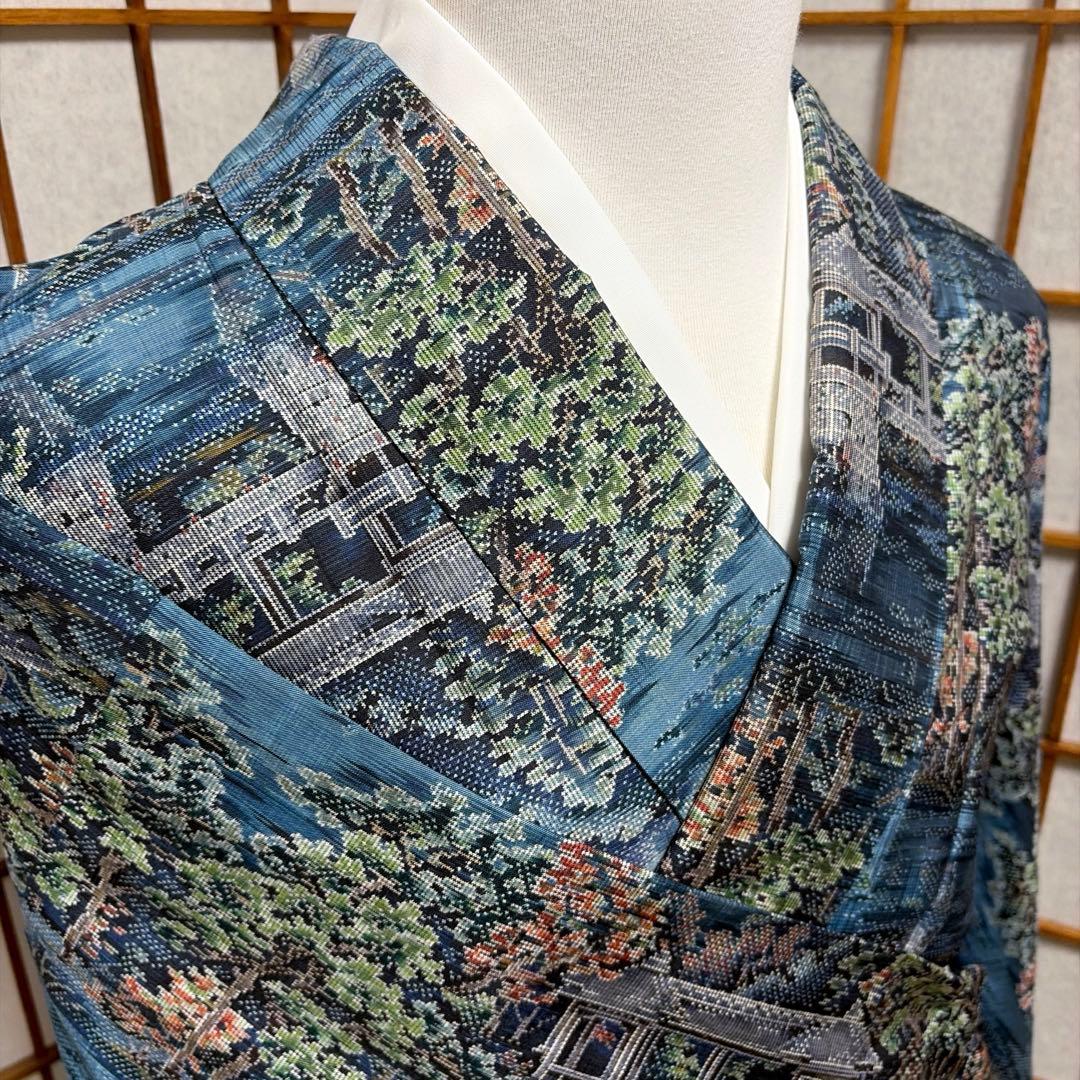 s*n様 正絹　大島紬《風景》