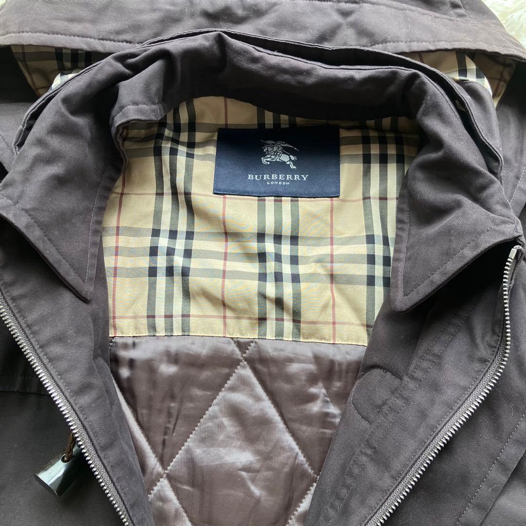 バーバリー ダッフルコート ブラウン