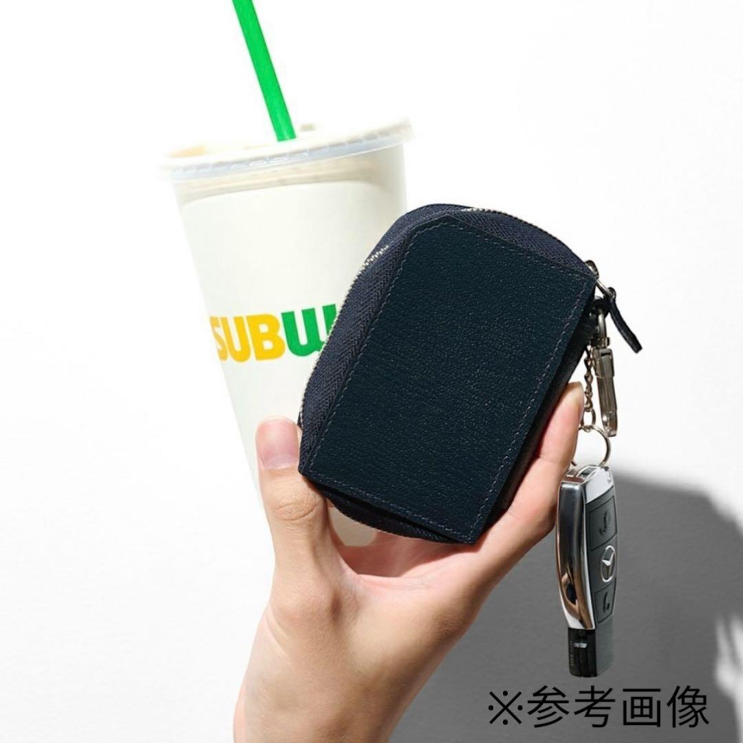 2283【新品 定価2.2万円】ラルコバレーノ★スマートWキーケース★鍵入れ★