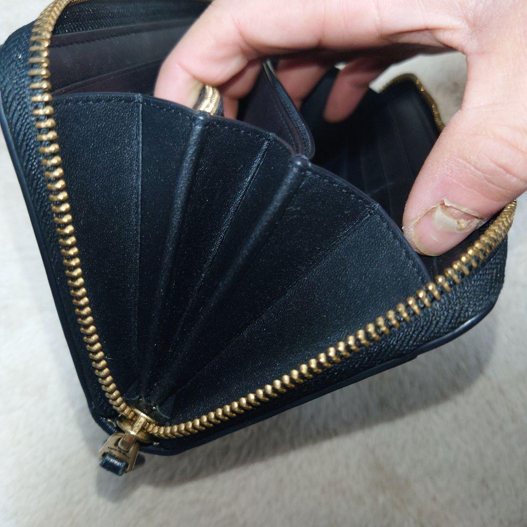 COACH ヒョウ柄 長財布 　アニマル柄　レオパード　ラウンドファスナー