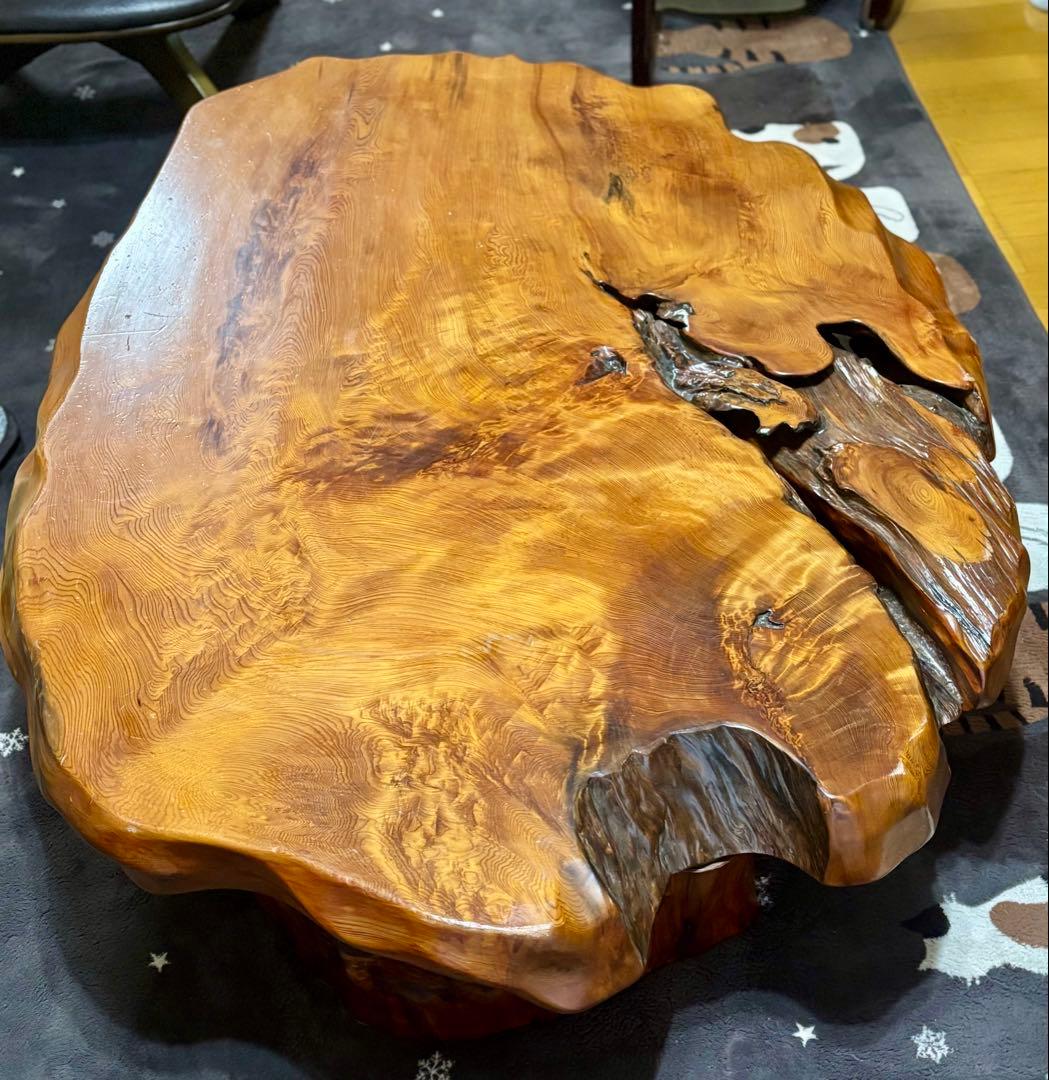 天然木 欅 無垢 一枚板 座卓 テーブル 和室 和モダン けやき 木製家具