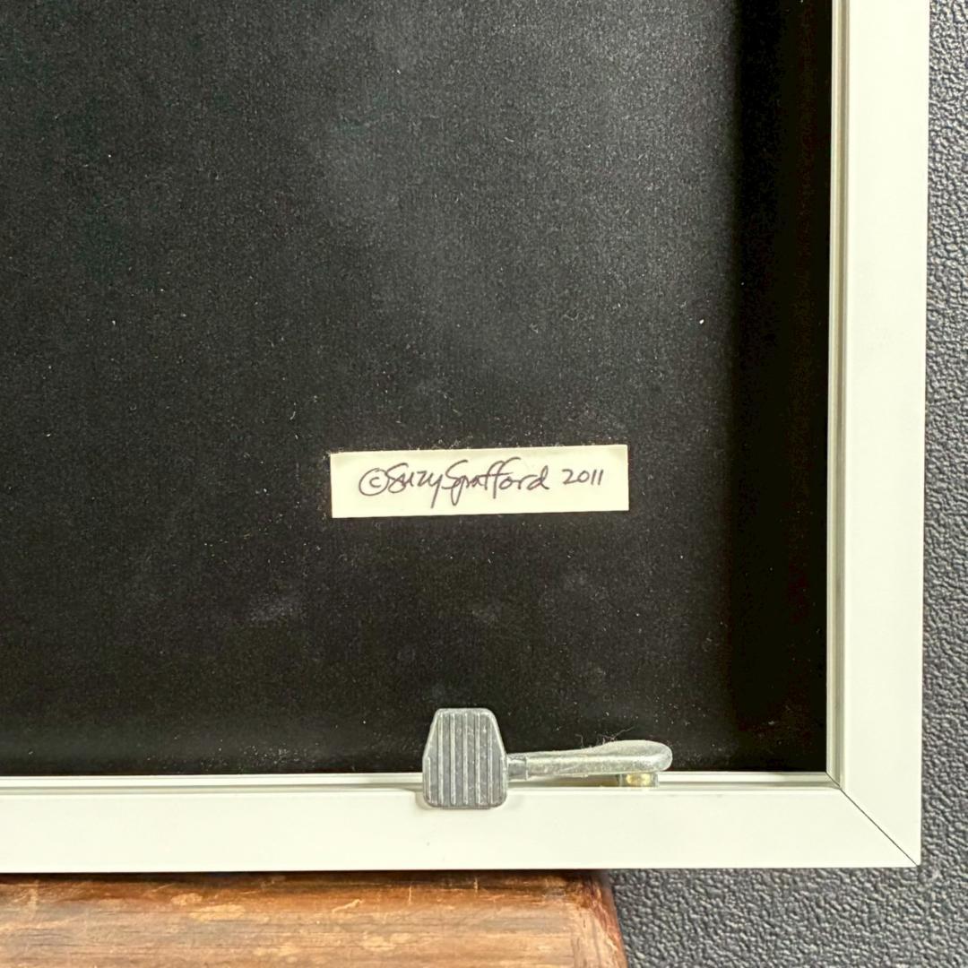 美品 スージー・スパッフォード「みんなともだち」版画 直筆サイン入 スージーズー